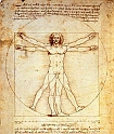 LEONARDO DA VINCI (1452-1518) - Uomo vetruviano